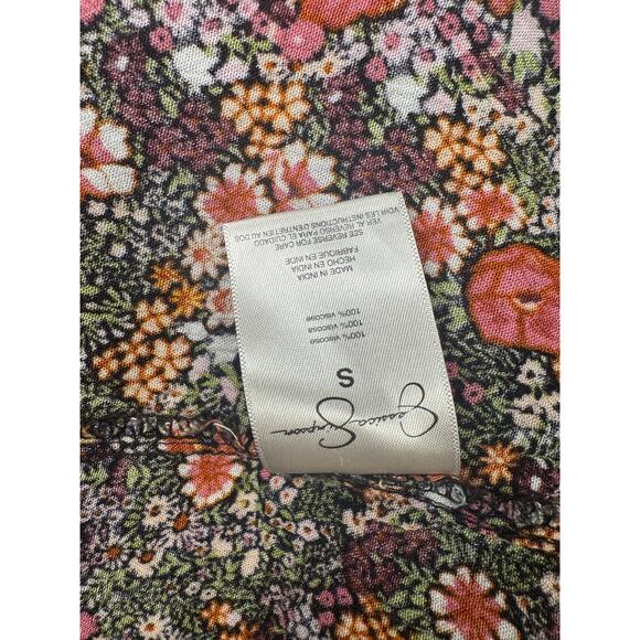 Jessica Simpson SMALL Garden Escape LEILANI floral open front cardigan duster - Picture 12 of 14